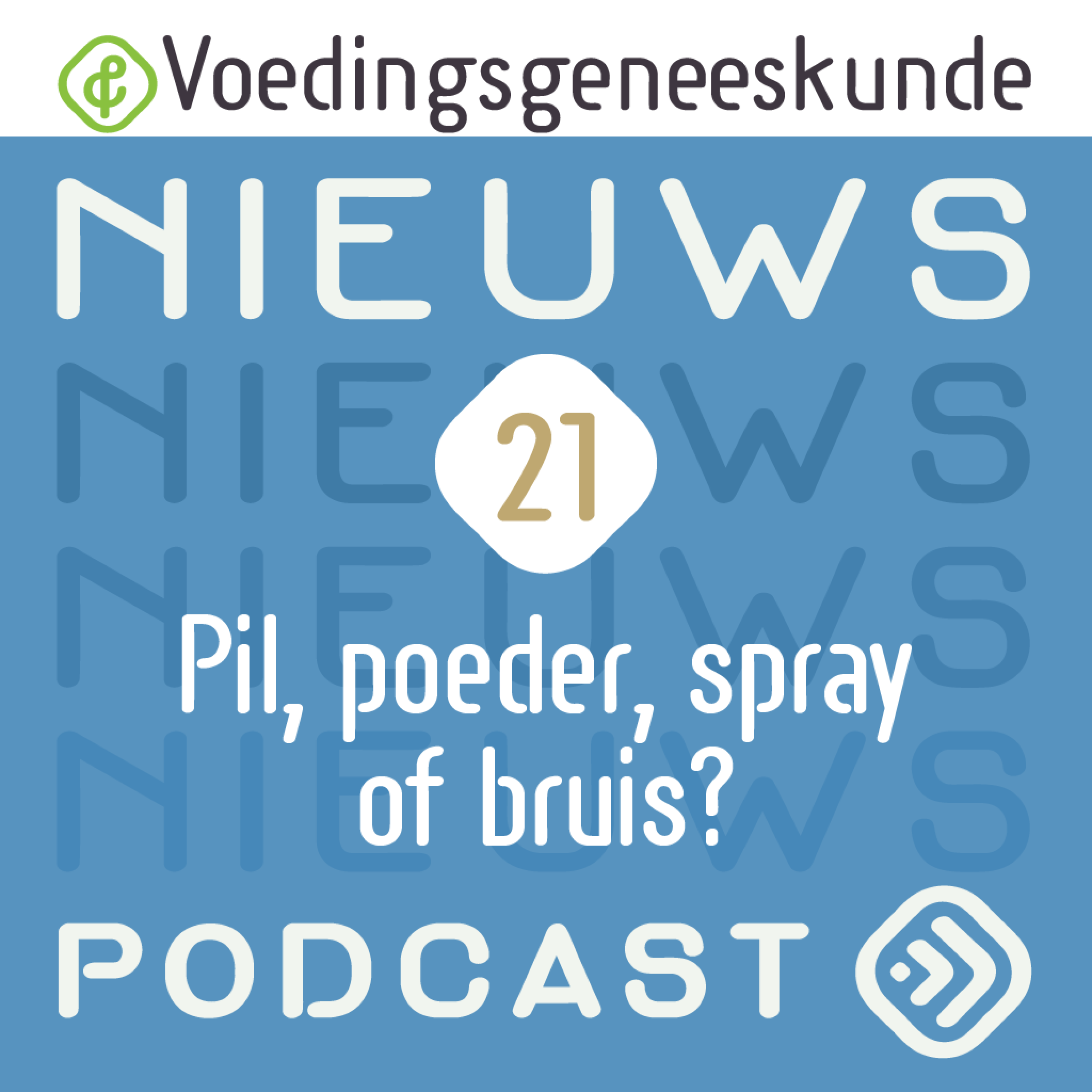 Poeder, tablet, spray of bruis?